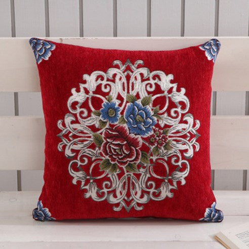 كوشن كلاسيكى على شكل زهور مقاس 45*45 سم كوشن الوان متنوعة مع الحشو الفيبر