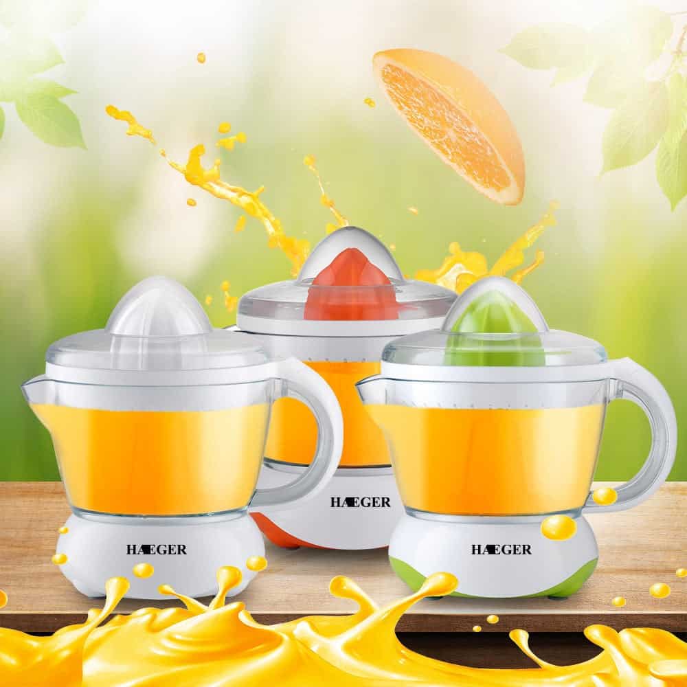 عصارة برتقال Haeger الكهربائية