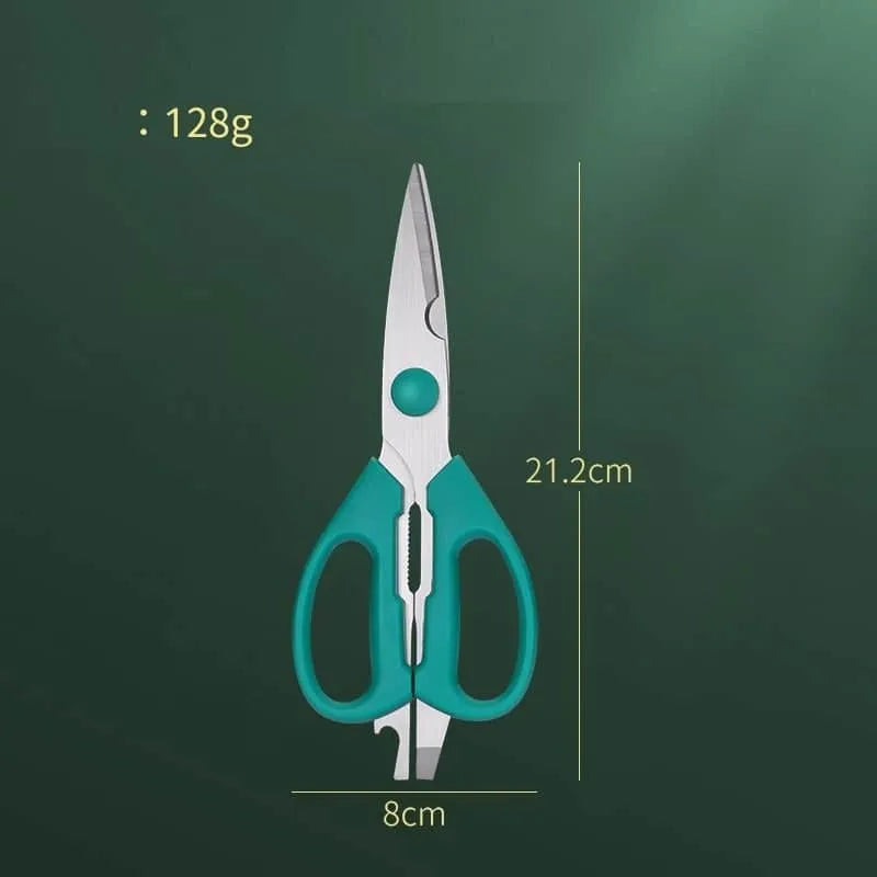 مقص مطبخ متعدد الوظائف من الفولاذ المقاوم للصدأ