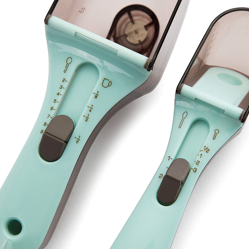 أدوات قياس طقم قطعتين من معايير قياس الطعام