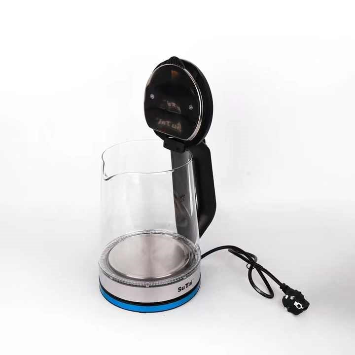 غلاية مياه كهربائية زجاجية بسعة كبيرة 2.3 لتر  (كاتيل)