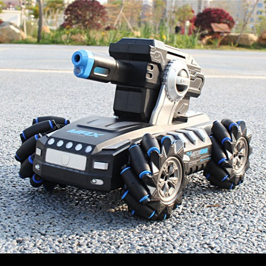 لعبة الدبابة العسكرية بتردد 2.4 جيجا هرتز يمكنها إطلاق قنبلة مائية مع ساعة تحكم عن بعد بالإيماءات