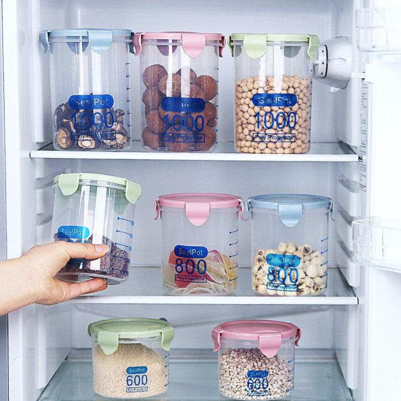 طقم علب تخزين طعام محكم الإغلاق مكون من 4 قطع