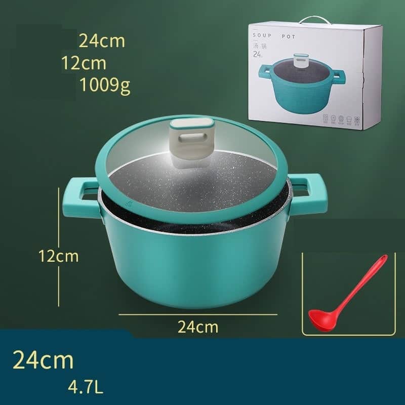 حلة جيرانيت غير قابلة للإلتصاق عالية الجودة غير قابلة لتغيير اللون 304 SSGP