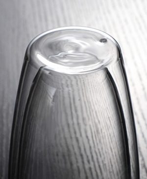 كوب زجاجي مزدوج الطبقة، دبل جلاس بسعة 320 مل