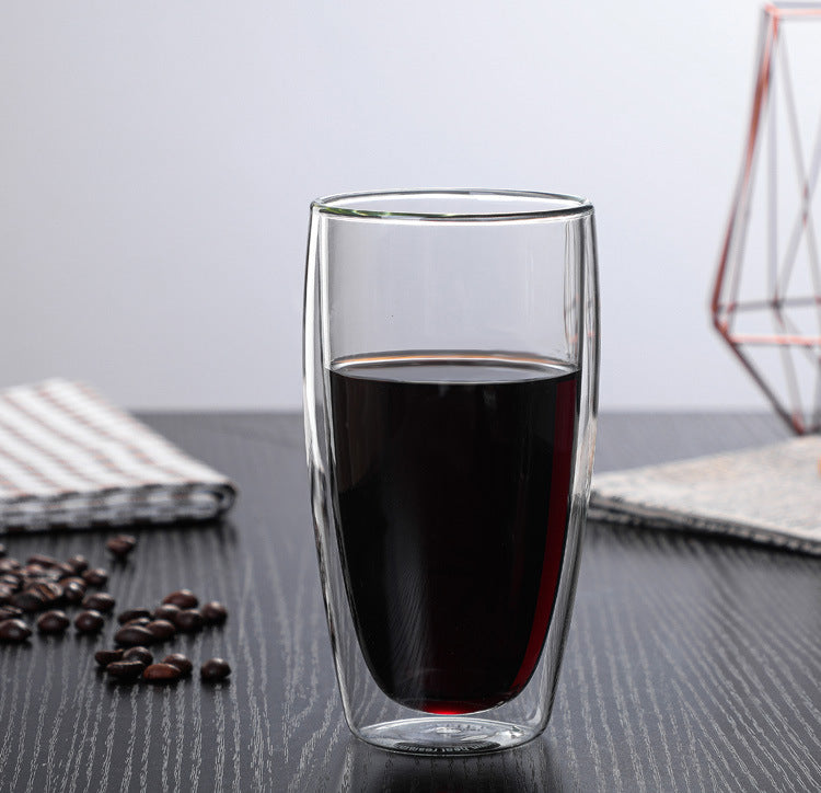 كوب زجاجي مزدوج الطبقة، دبل جلاس بسعة 320 مل