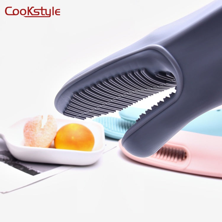 قفازات سيليكون غير قابلة للإنزلاق للفرن والميكروويف من Cook style