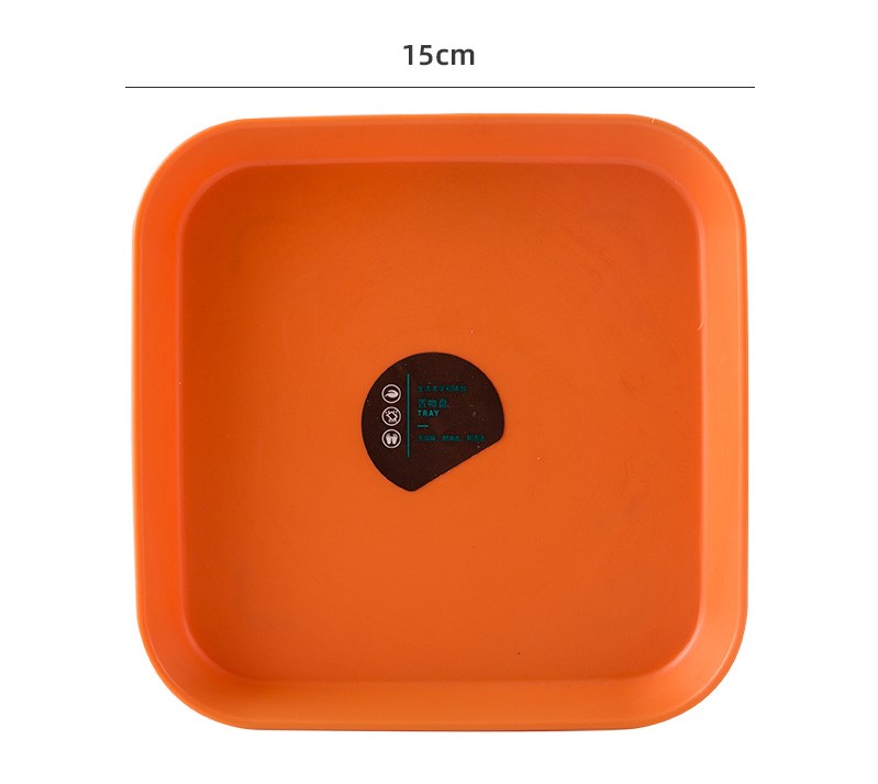 مجموعة أطباق مربعة للوجبات الخفيفة مكون من 8 قطع، مع حامل للأطباق