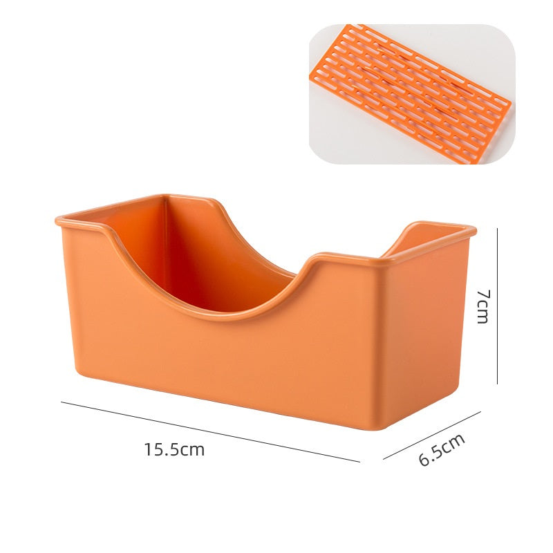 مجموعة أطباق مربعة للوجبات الخفيفة مكون من 8 قطع، مع حامل للأطباق