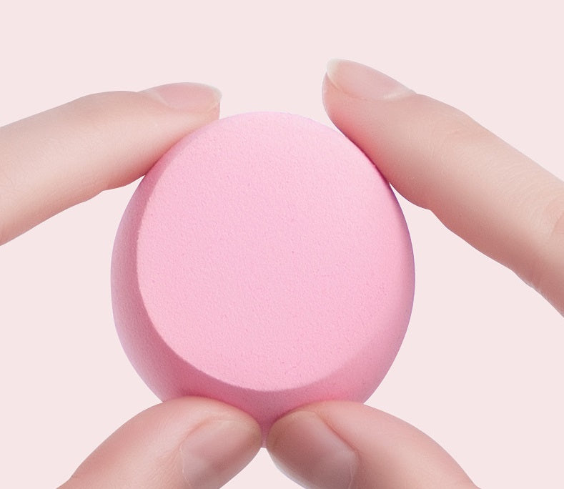 مجموعة بيوتي بلندر  MAKEUP PUFF مجموعة إسفنجات المكياج للإستخدام الجاف والرطب، إسفنجة مزج كريم الاساس والكريم والبودرة مع صندوق حامل، عبوة من 3 قطع