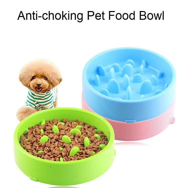 وعاء تغذية بطيء للحيوانات الأليفة، وعاء طعام سميك