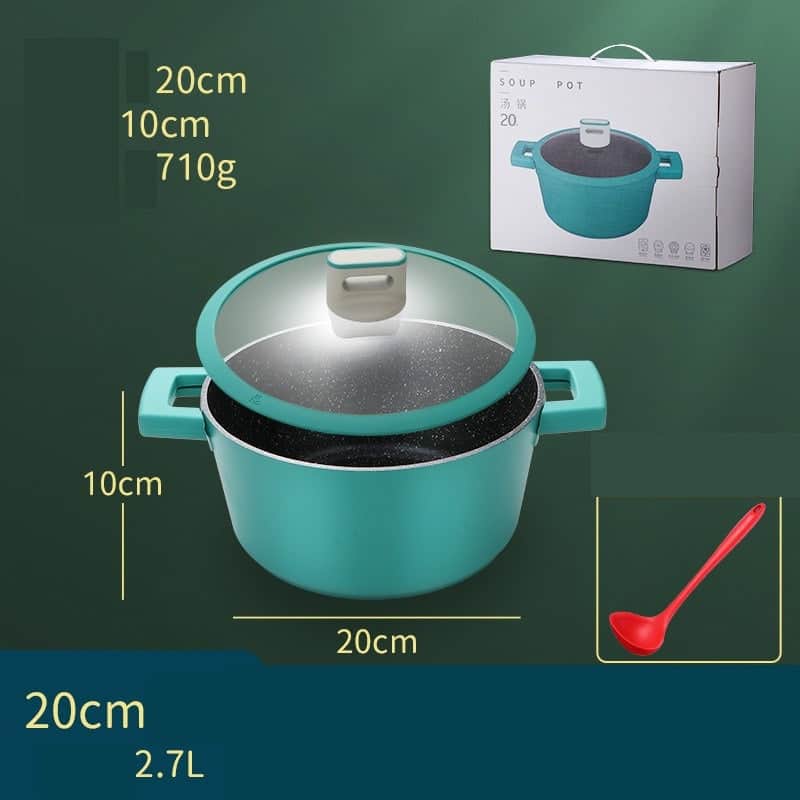 حلة جيرانيت غير قابلة للإلتصاق عالية الجودة غير قابلة لتغيير اللون 304 SSGP