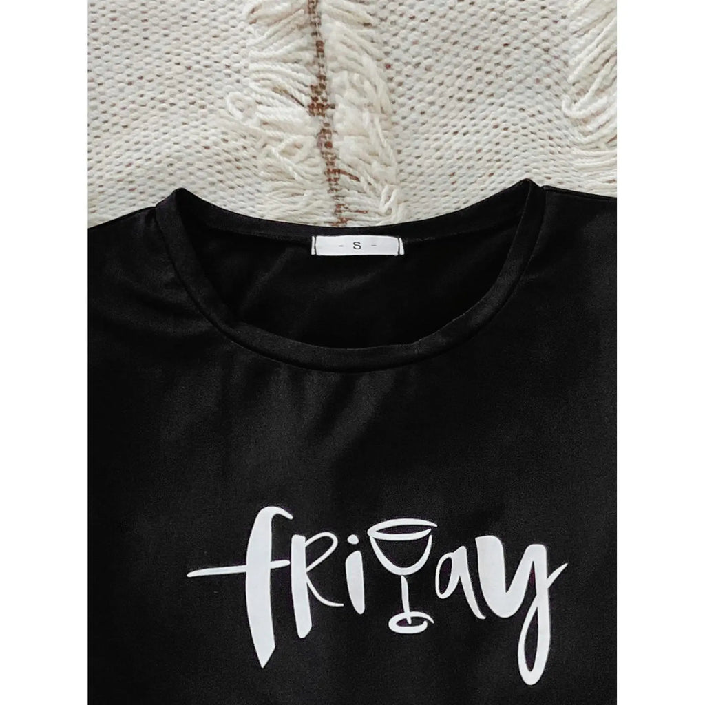 بيجاما قصيرة وشورت من مجموعة "Friday" اللطيفة