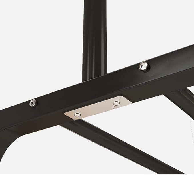 أستاند معدنى لتعليق الملابس مع منظم سفلي بطبقة واحدة