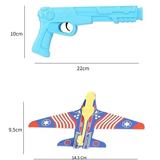 لعبة إطلاق الطائرات مع طائرات شراعية من الفوم