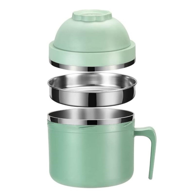 صندوق طعام عازل للحرارة من الفولاذ المقاوم للصدأ ومضاد للبكتيريا