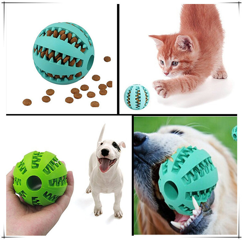 كرات لعبة للكلاب، لعبة تسنين متينة للكلاب، لعبة مضغ تفاعلية لزيادة الذكاء، لعبة ألغاز لتوزيع الطعام غير سامة للكلاب والقطط الصغيرة والمتوسطة