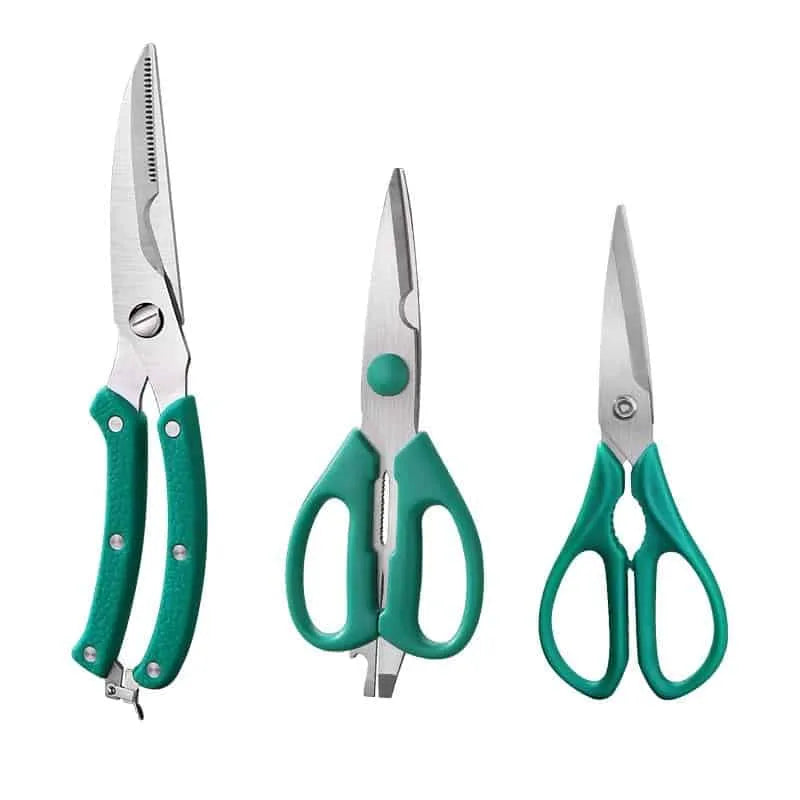 مقص مطبخ متعدد الوظائف من الفولاذ المقاوم للصدأ