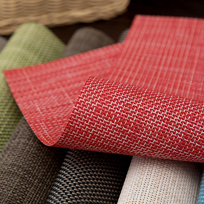 مفارش طاولة منزلية سميكة بلون سادة عازلة ومقاومة للماء