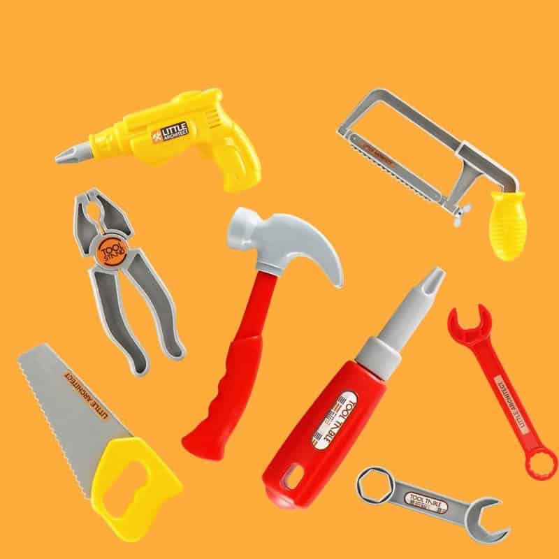 طقم أدوات مزدوجة الجوانب ومتعددة الأستخدام للأطفال