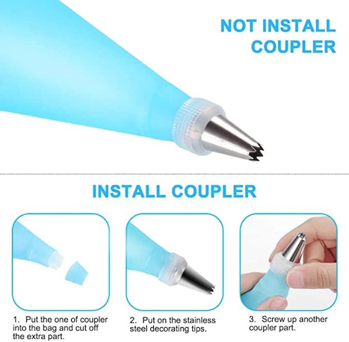 طقم مستلزمات تزيين الكيك مكون من 70 قطعة