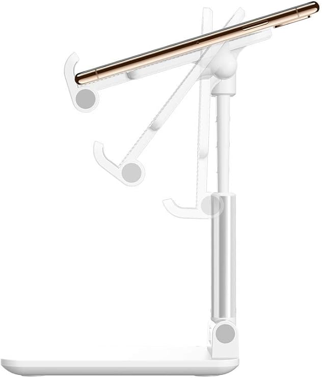 حامل موبايل، حامل مكتبي، قابل للتعديل، سهل الإستخدام لإي موبايل وتابلت، سهل الحمل في إي مكان، حامل جوال المكتب، معدن