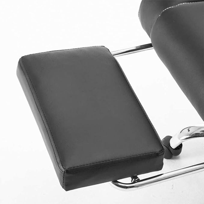 كرسي مكتب للتدليك بوسادة من اللاتكس لدعم الظهر ومسند للقدمين