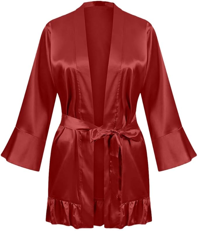 روب ستان قصير بكورنيش، بمظهر راقى وناعم الملمس، متعدد الألوان