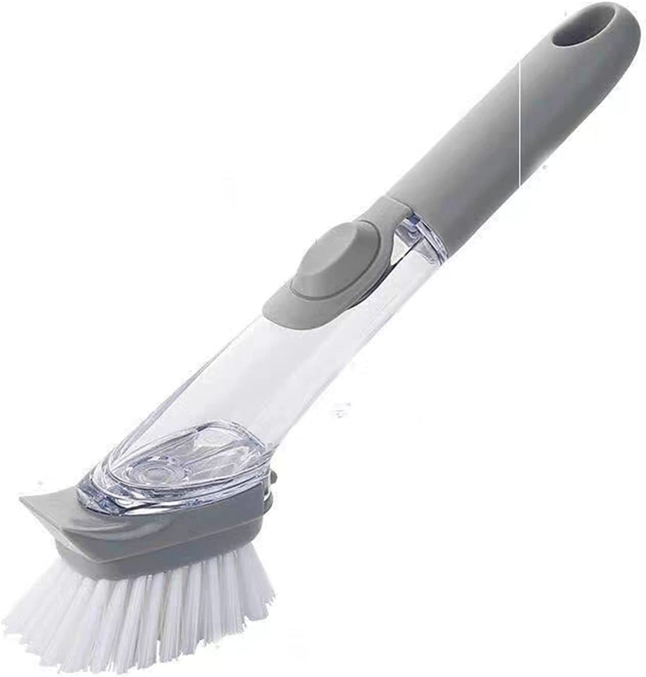 فرشاة أطباق مع موزع صابون وحامل لتنظيف حوض الأواني