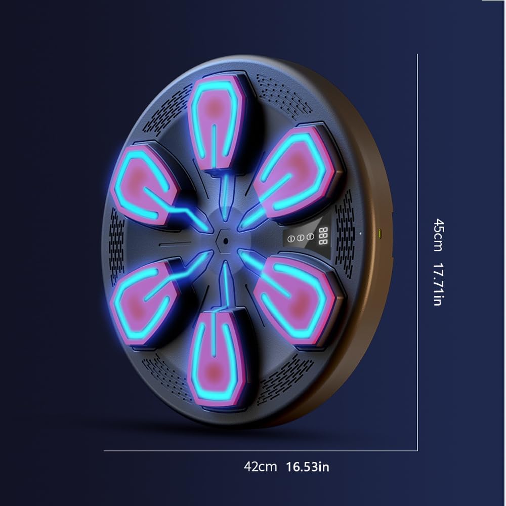 آلة ملاكمة موسيقية  - للمبتدئين والمحترفين المتمرسين على حد سواء - مناسبة للمنزل وصالة الألعاب الرياضية والإستخدام الداخلي والخارجي