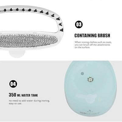 مكواة البخار الذكية المحمولة من ENZO بقدرة 1200 واط مع وظيفة البخار المزدوج