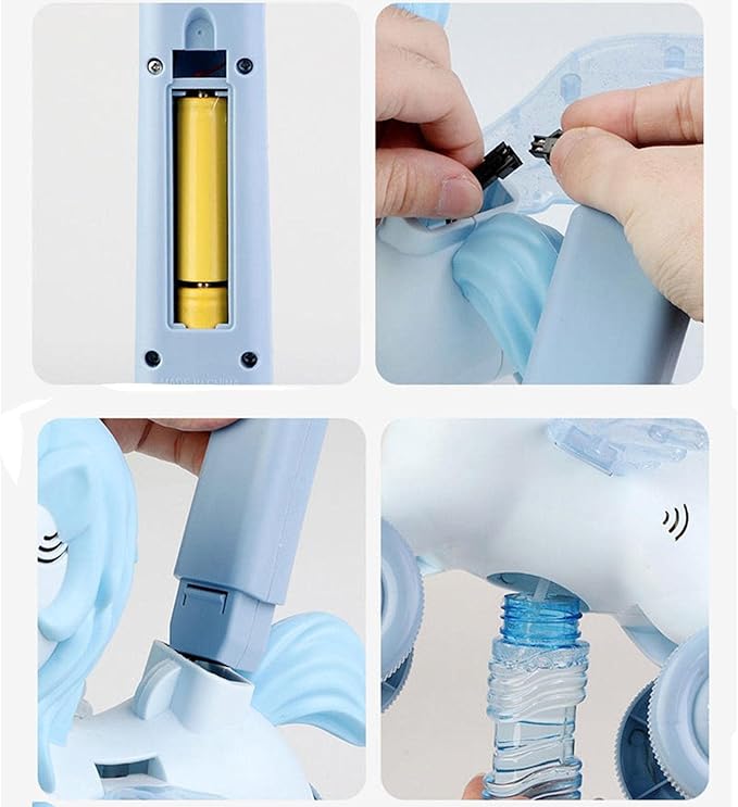 ألعاب أطفال منفاخ الفقاعات الأوتوماتيكي على شكل حصان، آلة منفاخ الفقاعات الأوتوماتيكية