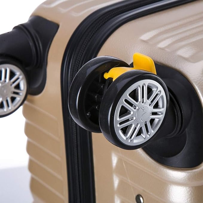 حقيبة سفر ذهبية خفيفة الوزن تتميز بالمرونة وسهولة الحمل بمقبض قابل للتعديل