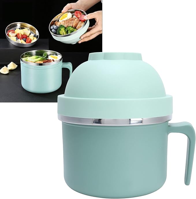 صندوق طعام عازل للحرارة من الفولاذ المقاوم للصدأ ومضاد للبكتيريا