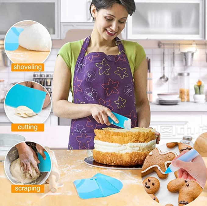 طقم مستلزمات تزيين الكيك مكون من 70 قطعة