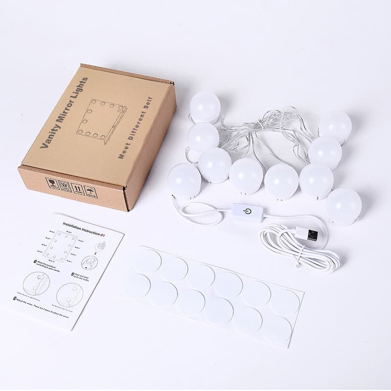 مصابيح إضاءة لمرآة التجميل