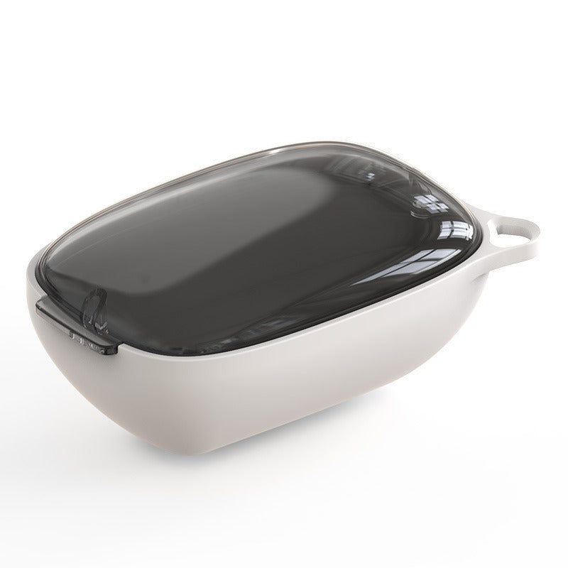 مقشرة بحجرة تخزين وشفرة حادة متينة، مقشرة ذات تصميم مجوف ومقبض مريح قابلة للتعليق