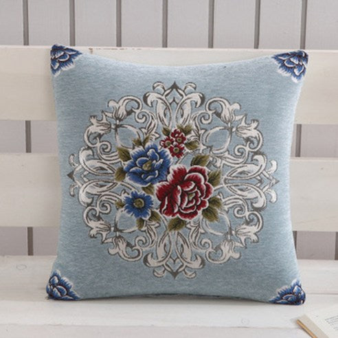 كوشن كلاسيكى على شكل زهور مقاس 45*45 سم كوشن الوان متنوعة مع الحشو الفيبر