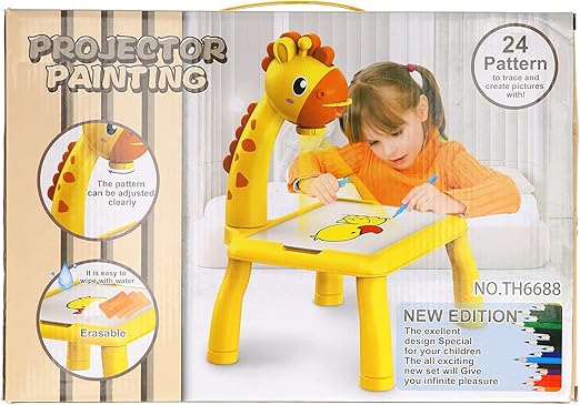 جهاز عرض LED للأطفال مع أقلام للرسم وأنماط