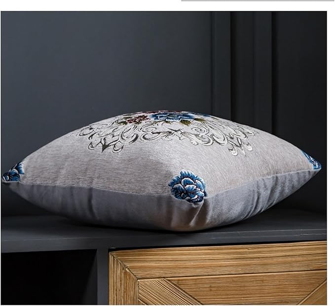 كوشن كلاسيكى على شكل زهور مقاس 45*45 سم كوشن الوان متنوعة مع الحشو الفيبر