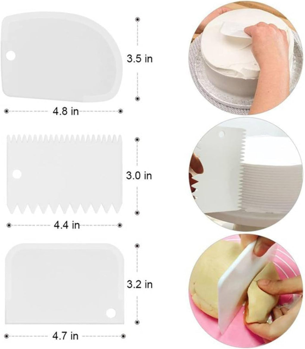 مجموعة أدوات تزيين الكيك مكونة من 83 قطعة، من الستانلس ستيل، مجموعة أدوات تزيين الكب كيك والكوكيز أو الكريمة المخفوقة لتزيين فريد من نوعه