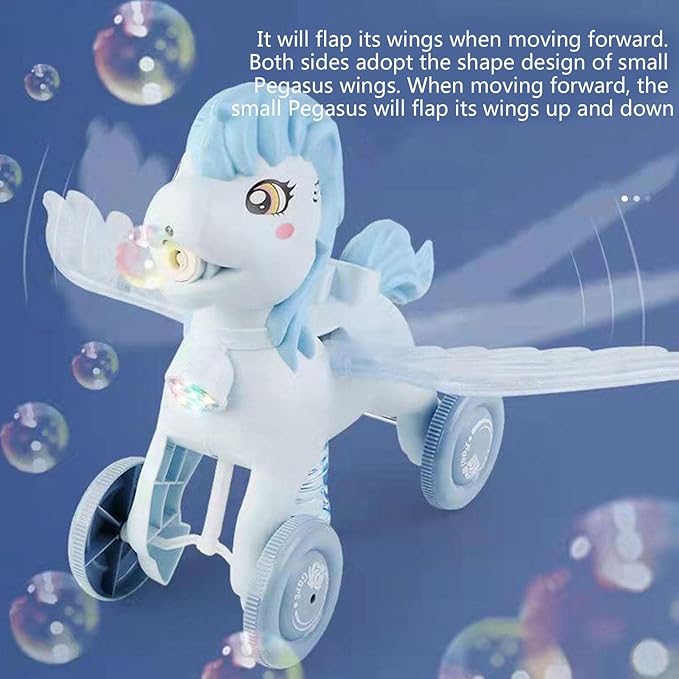 ألعاب أطفال منفاخ الفقاعات الأوتوماتيكي على شكل حصان، آلة منفاخ الفقاعات الأوتوماتيكية