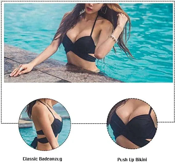 مايوه بيكيني عصري من قطعتين بألوان مميزة