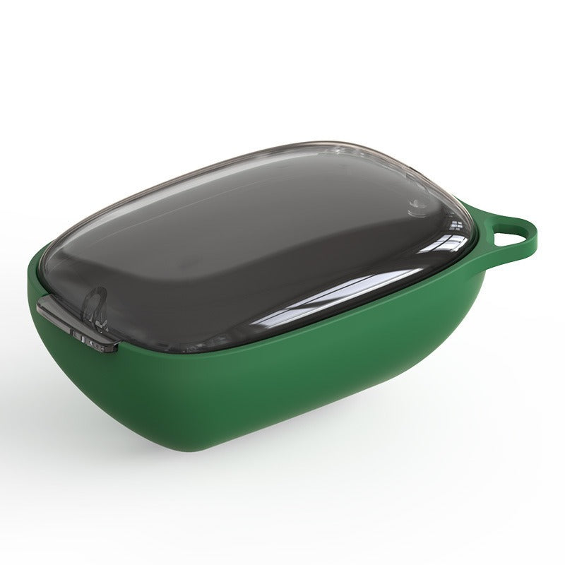 مقشرة بحجرة تخزين وشفرة حادة متينة، مقشرة ذات تصميم مجوف ومقبض مريح قابلة للتعليق