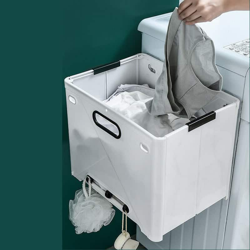 سلة تخزين ملابس محمولة وقابلة للطي