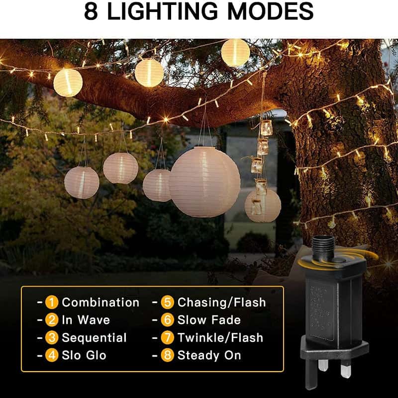 سلسلة أضواء LED رائعة المنظر للداخل والخارج