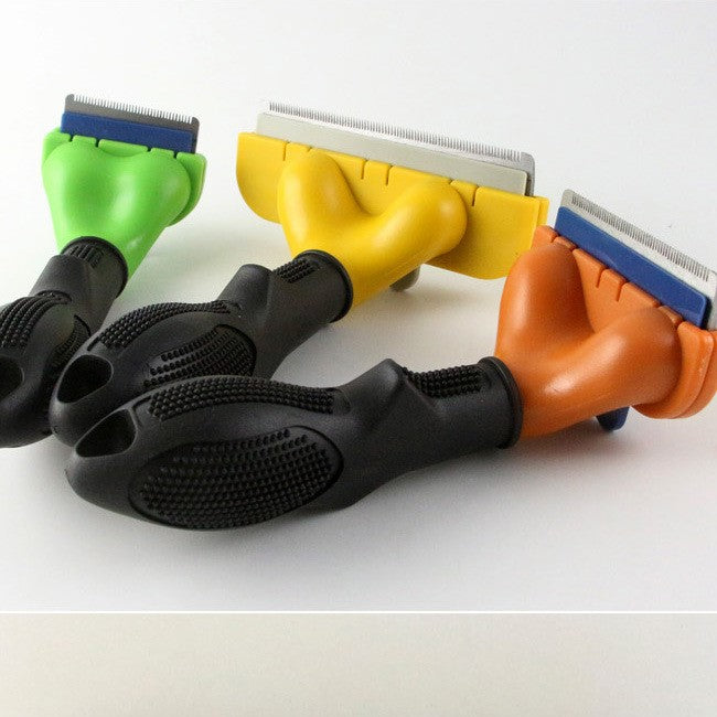 فرشاة إزالة الفراء للحيوانات الأليفة، مشط الشعر للكلاب والقطط، فرشاة العناية بالحيوانات