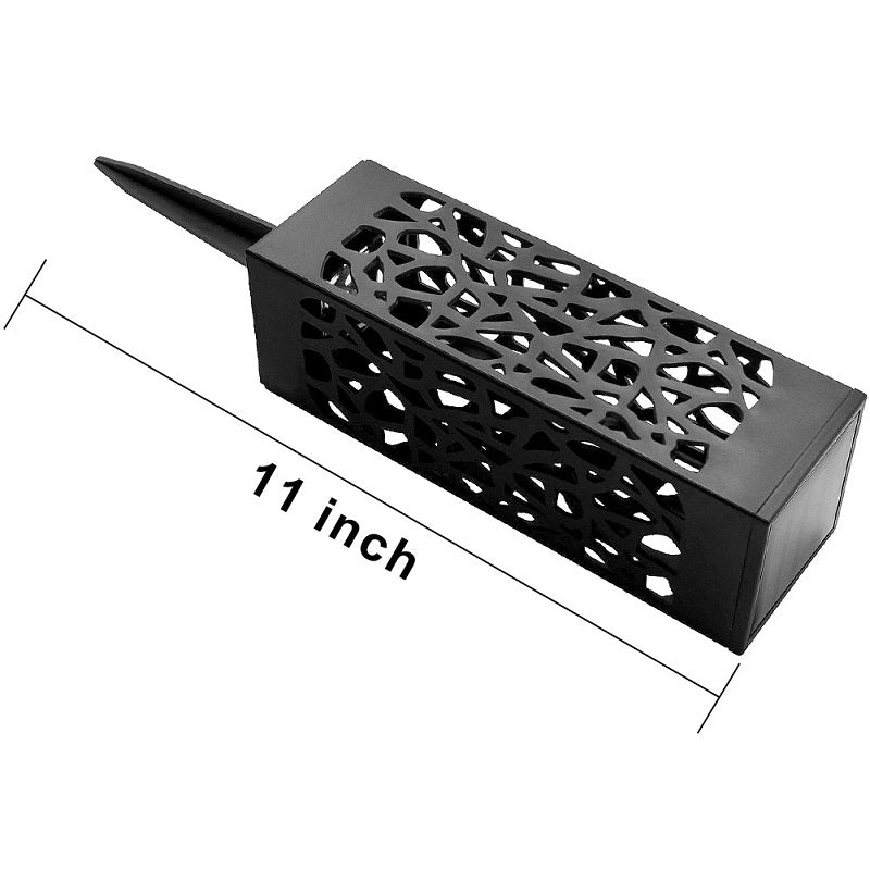 مصباح يعمل بالطاقة الشمسية بتصميم مجوف منحوت وإضاءة هادئة ,