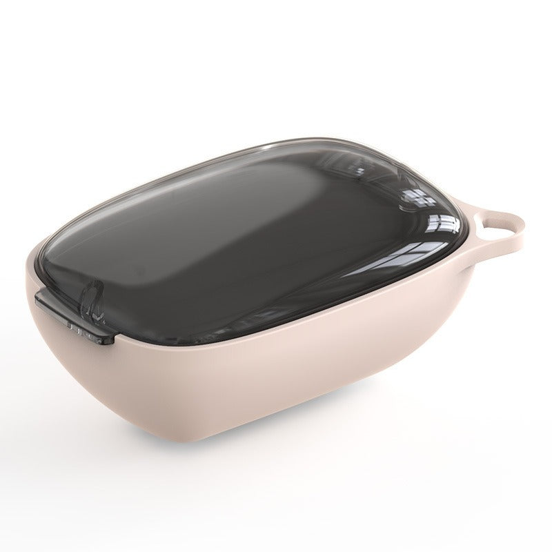 مقشرة بحجرة تخزين وشفرة حادة متينة، مقشرة ذات تصميم مجوف ومقبض مريح قابلة للتعليق