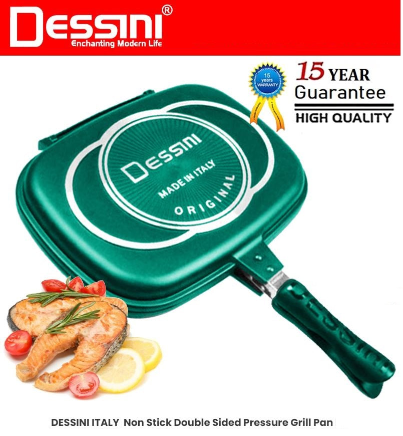 طاسة ضغط شواية بجانبين جرانيت ايطالي مقاومة للالتصاق 36 سم من Dessini Italy